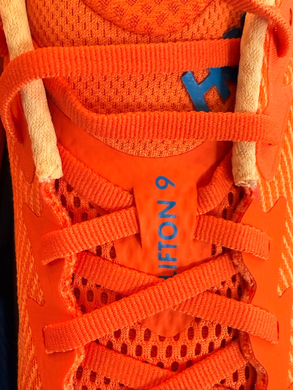 New Hoka Orange and Blue Men's Athletic Running Shoes Size 10.5 - Picture 5 of 9